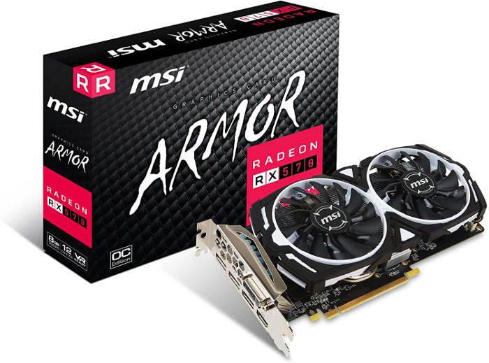 MSI Radeon RX570アーマー8gocドライバー
