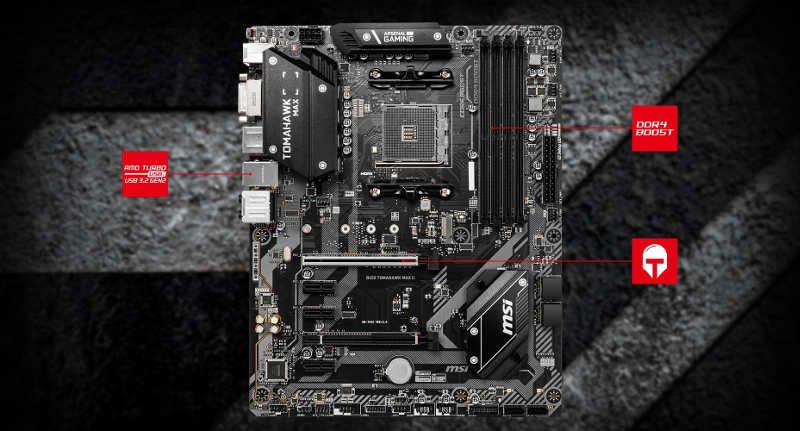 MSI B450 Tomahwak Max IIドライバーのダウンロード