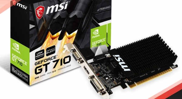 MSI GeForce GT 710ドライバーダウンロード