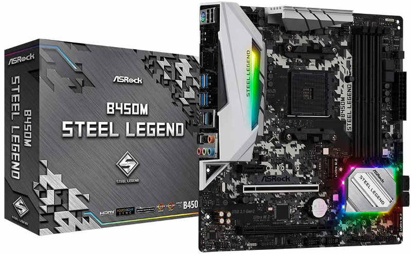 ASRock B450M Steel Legend ドライバーダウンロード