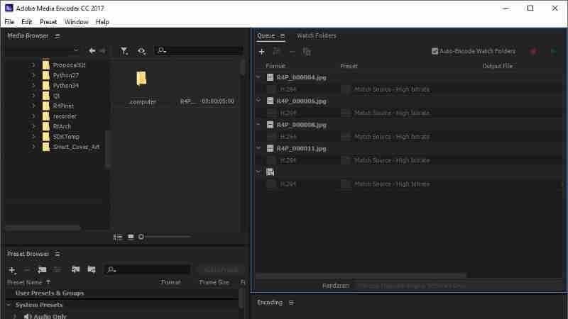 Adobe Media Encoder CC ダウンロード
