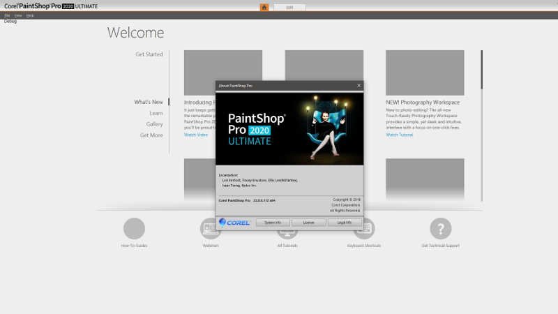 Corel PaintShop Pro Ultimate 2020 無料ダウンロード