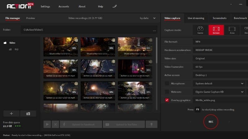 Mirillis Action! 4.3 ダウンロード