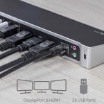 StarTech USB3DOCKH2DPドライバー4Kダウンロードを備えたドッキングステーション