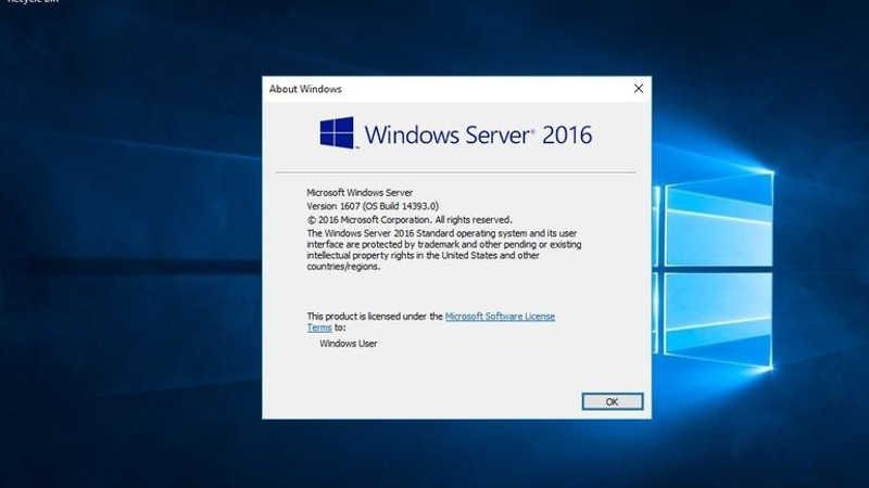 Windows Server 2016 x64 ダウンロード