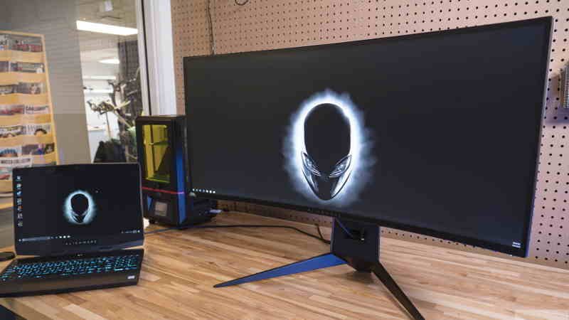 Alienware AW3418DW ドライバーモニター デル