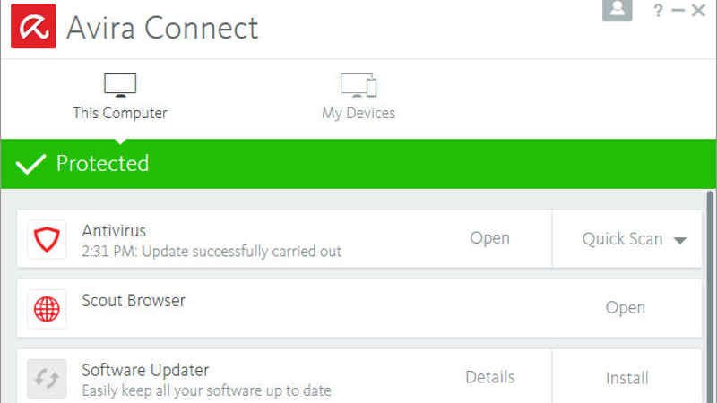Avira Antivirus Pro v15.0 無料ダウンロード