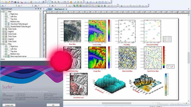 Golden Software Surfer 無料ダウンロード