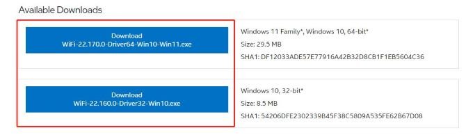 intel ax201 ドライバー クリック ダウンロード