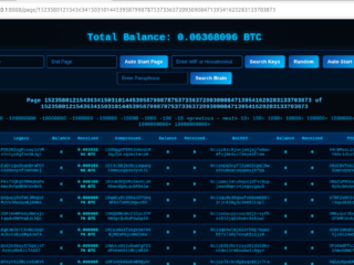 ビットコイン秘密鍵データベースツール｜アドレス生成・残高チェック対応
